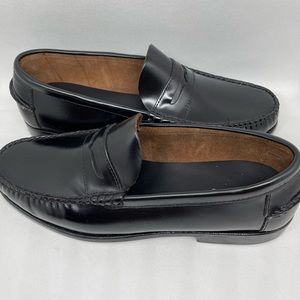 Like new black men’s leather dress shoes Sz9.5